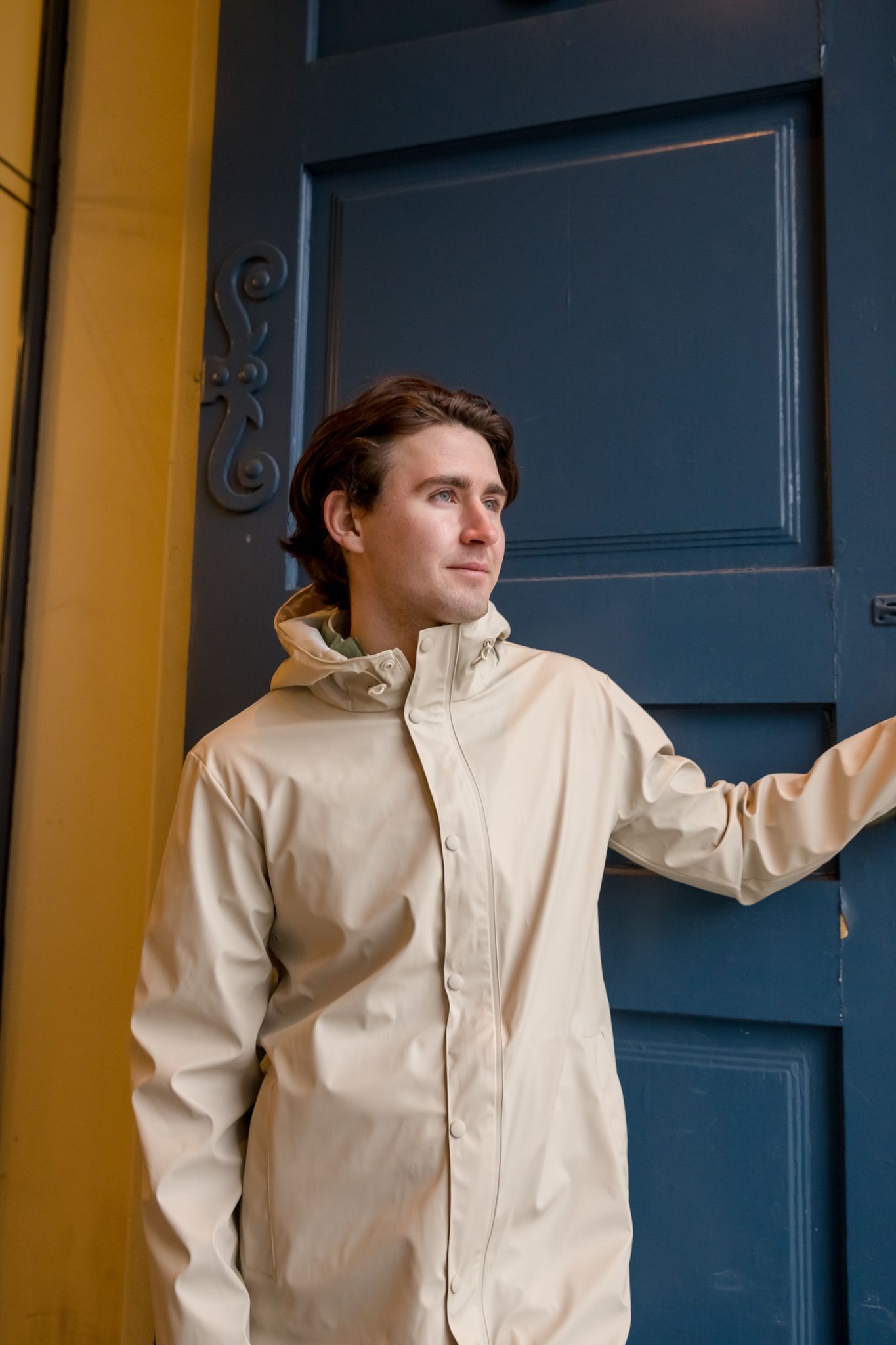 Magnus Regn Jakke - Beige/ Oatmeal